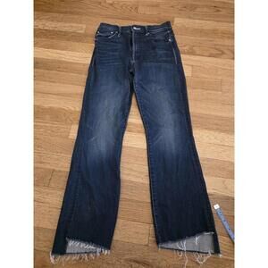 MOTHER The Insider Crop Step Fray in Sweet & Sassy Wash Size 27